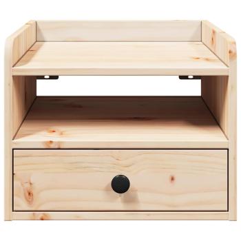 Nachttische 2 pcs Braun 38 x 36 x 29,5 cm Massivkiefer