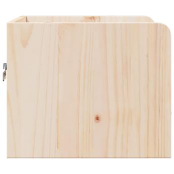 Nachttische 2 pcs Braun 38 x 36 x 29,5 cm Massivkiefer