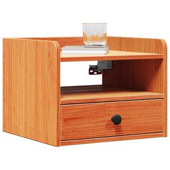 Nachttische 2 pcs Wachsbraun 38 x 36 x 29,5 cm Massivkiefer