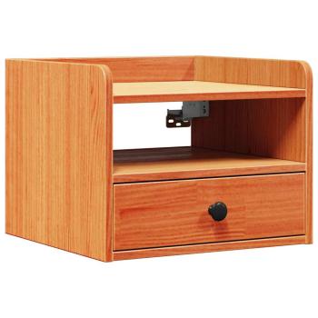 Nachttische 2 pcs Wachsbraun 38 x 36 x 29,5 cm Massivkiefer