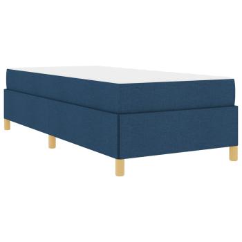 Bettrahmen Blau 90 x 200 cm Stoff