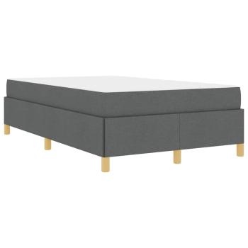 Boxspringbett Sonstiges Dunkelgrau 120 x 190 cm Stoff