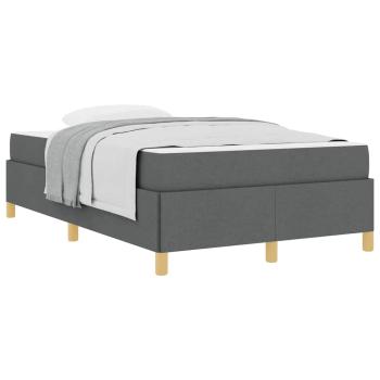 Boxspringbett Sonstiges Dunkelgrau 120 x 190 cm Stoff