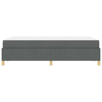 Boxspringbett Sonstiges Dunkelgrau 120 x 190 cm Stoff