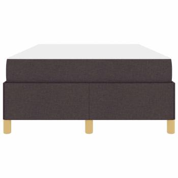 Boxspringbett Schwarz und Braun und Weiß 120 x 200 cm Polyester