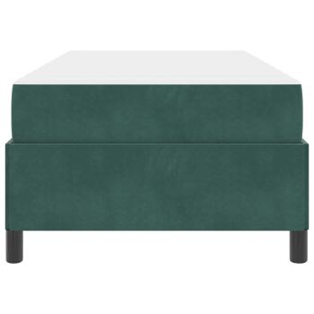 Bettgestell Sonstiges Weiß und Hellgrau 90 x 190 cm Samt