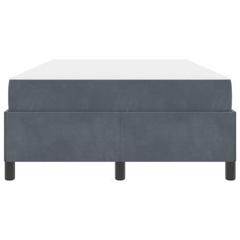 Bettgestell Sonstiges Weiß und Hellgrau 120 x 200 cm Samt