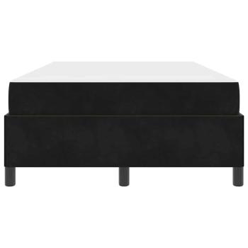 Bettgestell Schwarz und Weiß und Schwarz 120 x 200 cm Samt