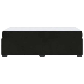 Bettgestell mit Matratze Sonstiges Schwarz 90 x 200 cm Samt