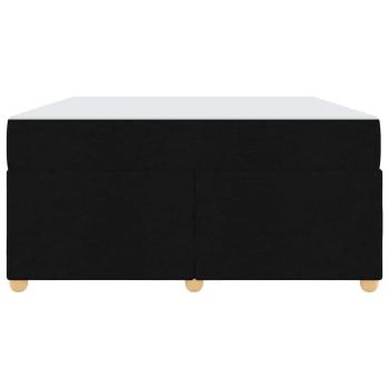 Bettgestell mit Matratze Sonstiges Schwarz 160 x 200 cm Stoff
