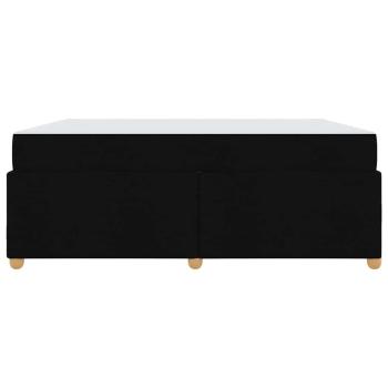 Bettgestell mit Matratze Sonstiges Schwarz 180 x 200 cm Stoff