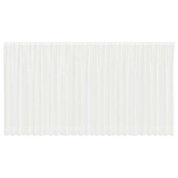 Spitzenvorhang mit Vorhängen Weiß 750 x 200 cm Polyester