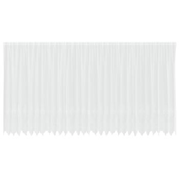 Spitzenvorhang mit Vorhängen Weiß 750 x 240 cm Polyester