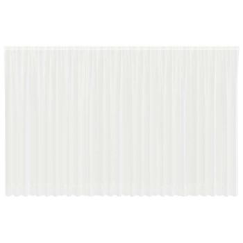 Spitzenvorhang mit Vorhängen Weiß 750 x 280 cm Polyester