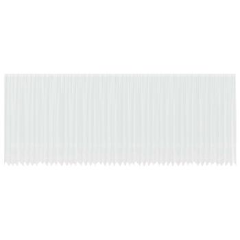 Spitzenvorhang mit Vorhängen Floral Weiß 1200 x 280 cm Polyester