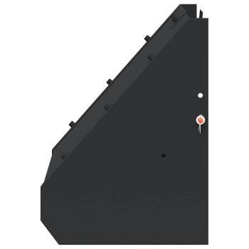 ARDEBO.de - Kugelfang Schwarz 31 x 23 x 31.5 cm Stahl