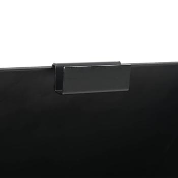 Kugelfang Schwarz 31 x 23 x 31.5 cm Stahl