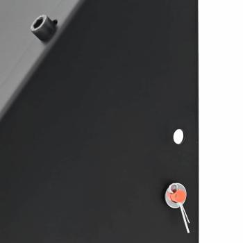 Kugelfang Schwarz 31 x 23 x 31.5 cm Stahl