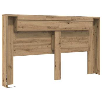 Kopfteil Schrank Eiche handwerklich 180 x 17 x 104,5 cm