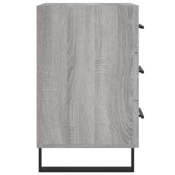 Nachttisch Grau Sonoma 40x40x66 cm Holzwerkstoff