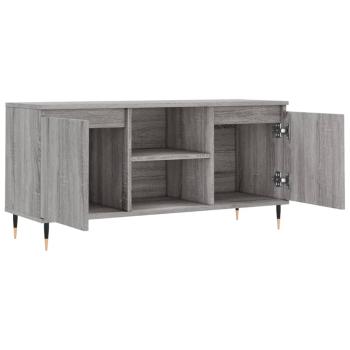 TV-Schrank Grau Sonoma 104x35x50 cm Holzwerkstoff
