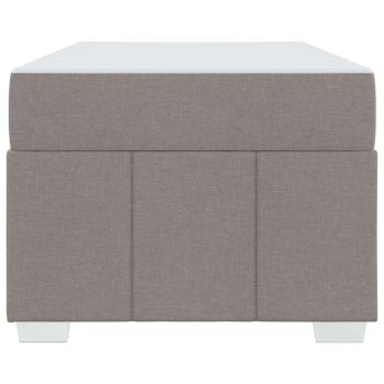 Bettgestell Taupe 90 x 190 cm Stoff