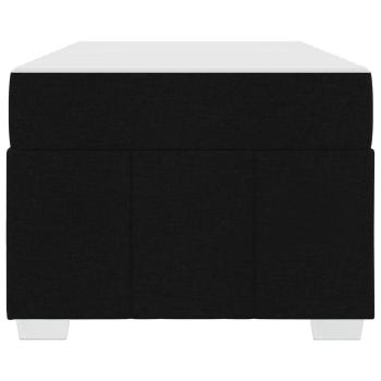 Bettgestell Schwarz 90 x 200 cm Stoff