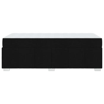 Bettgestell Schwarz 90 x 200 cm Stoff