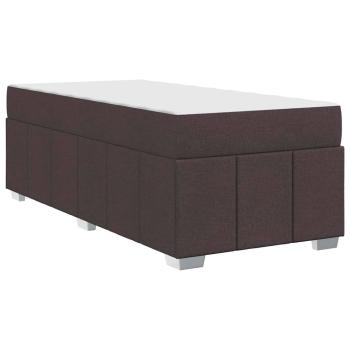 Bettgestell Dunkelbraun 90 x 200 cm Stoff