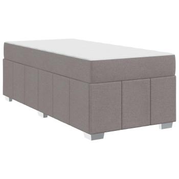 Bettgestell Taupe 90 x 200 cm Stoff