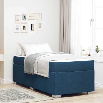 ARDEBO.de - Bettgestell Blau 100 x 200 cm Stoff