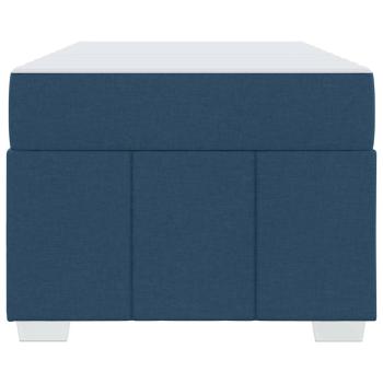 Bettgestell Blau 100 x 200 cm Stoff