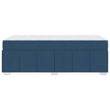 Bettgestell Blau 100 x 200 cm Stoff