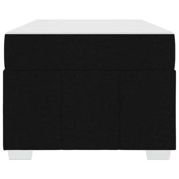 Bettgestell Schwarz 120 x 190 cm Stoff