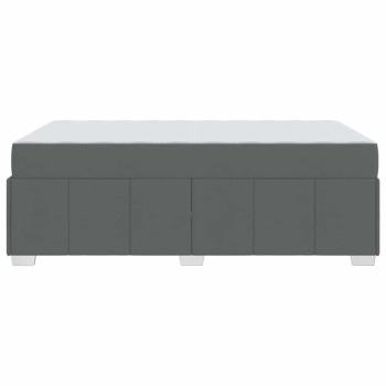 Bettgestell Dunkelgrau 120 x 200 cm Stoff