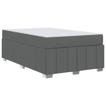 Bettgestell Dunkelgrau 120 x 200 cm Stoff