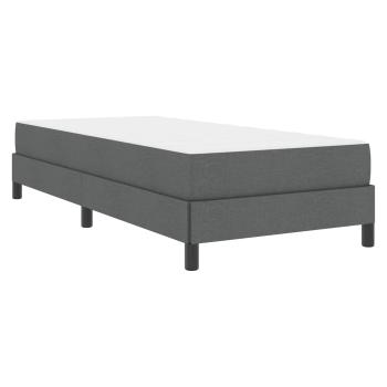 Boxspringbett Sonstiges Dunkelgrau 80 x 200 cm Stoff