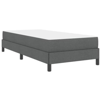 Boxspringbett Sonstiges Dunkelgrau 80 x 200 cm Stoff
