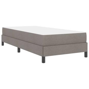 Boxspringbett Sonstiges Taupe 80 x 200 cm Stoff