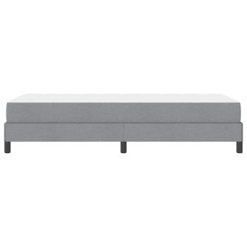 Boxspringbett Sonstiges Hellgrau 90 x 190 cm Stoff