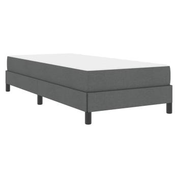 Boxspringbett Sonstiges Dunkelgrau 90 x 190 cm Stoff