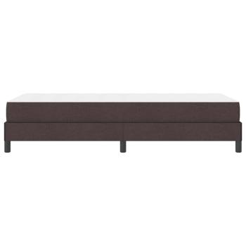 Boxspringbett Sonstiges Dunkelbraun 90 x 200 cm Stoff