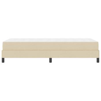 Boxspringbett Sonstiges Creme 90 x 200 cm Stoff