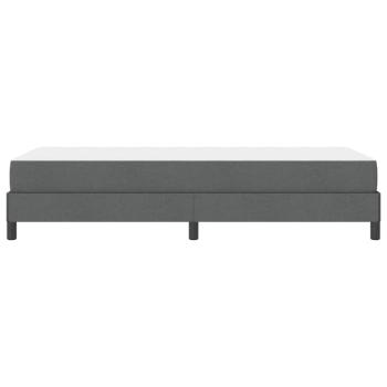 Boxspringbett Sonstiges Dunkelgrau 100 x 200 cm Stoff