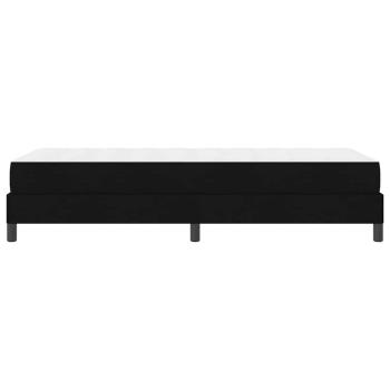 Boxspringbett Sonstiges Schwarz 100 x 200 cm Stoff