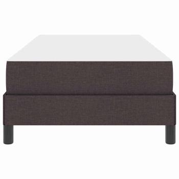 Boxspringbett Sonstiges Dunkelbraun 100 x 200 cm Stoff