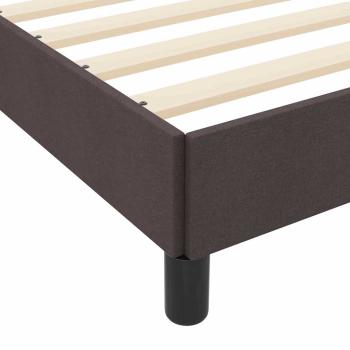 Boxspringbett Sonstiges Dunkelbraun 100 x 200 cm Stoff