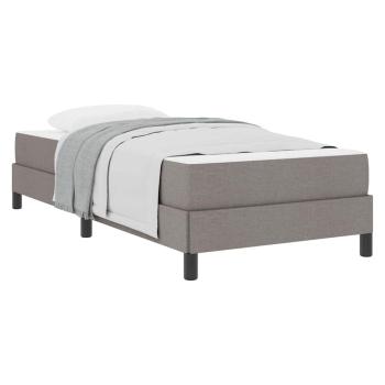 Boxspringbett Sonstiges Taupe 100 x 200 cm Stoff