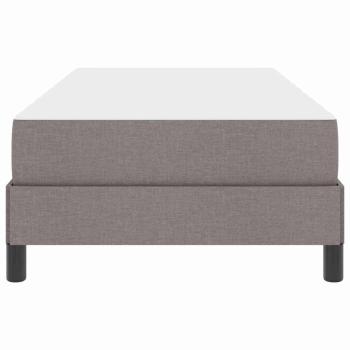 Boxspringbett Sonstiges Taupe 100 x 200 cm Stoff