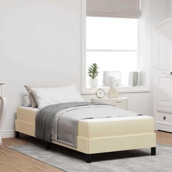 ARDEBO.de - Boxspringbett Sonstiges Creme 100 x 200 cm Stoff